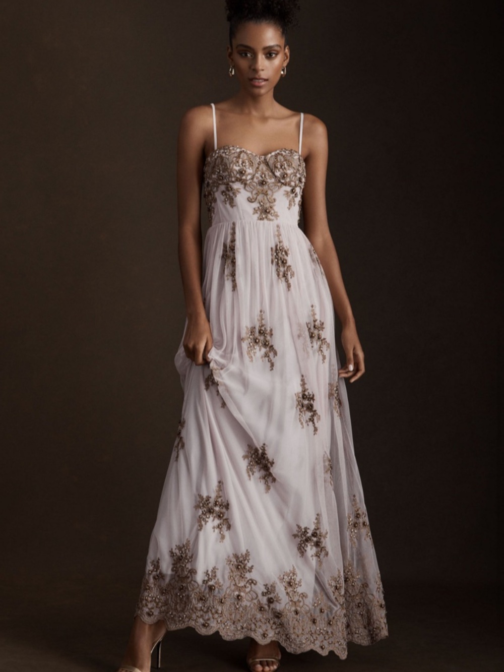 Anthropologie BHLDN Stargazer Rubina Gown